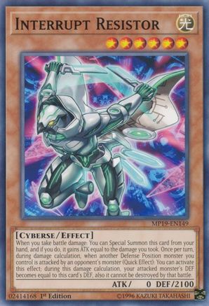 Interrupt Resistor (MP19-EN149) - 2019 Gold Sarcophagus Tin Mega Pack 1st Edition