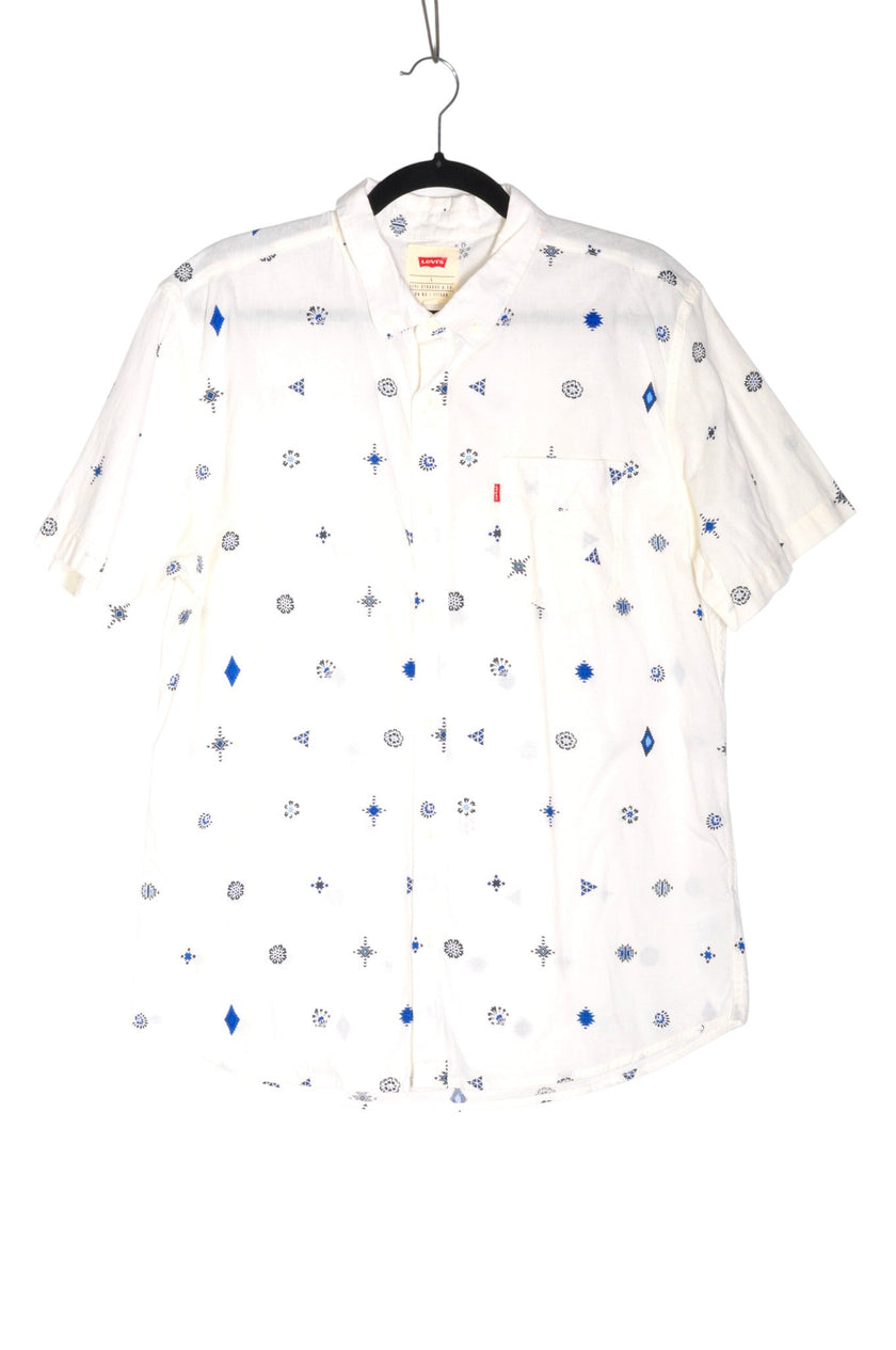 LEVI'S Men Button Down Tops Regular fit in White - L
