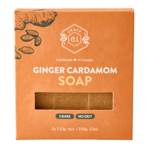 Crate 61 Organics - Ginger Cardamom Bar Soap (3pk)