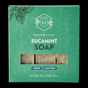 Crate 61 Organics - Eucamint Bar Soap (3pk)