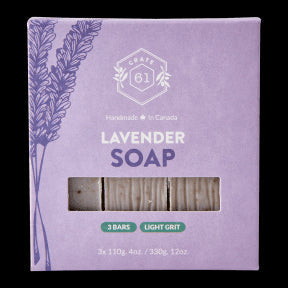 Crate 61 Organics - Lavender Bar Soap (3pk)
