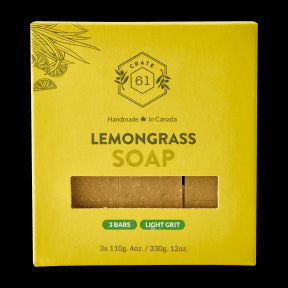 Crate 61 Organics - Lemongrass Bar Soap (3pk)