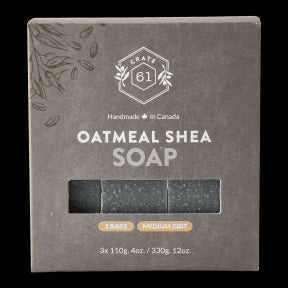 Crate 61 Organics - Oatmeal Shea Bar Soap (3pk)