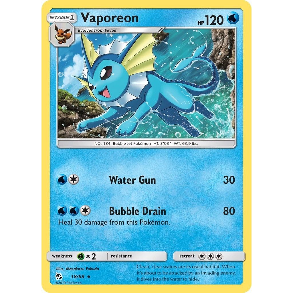Vaporeon (18/68) (HIF)