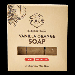 Crate 61 Organics - Vanilla Orange Bar Soap (3pk)