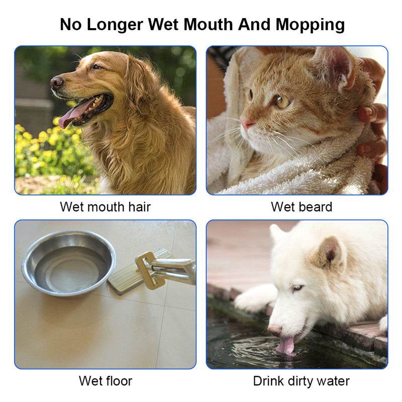 Anti-Splash Floating Pet Water Bowl for Cats & Dogs – 1.5L, Non-Spill Design (Blue, Grey, Pink, White)