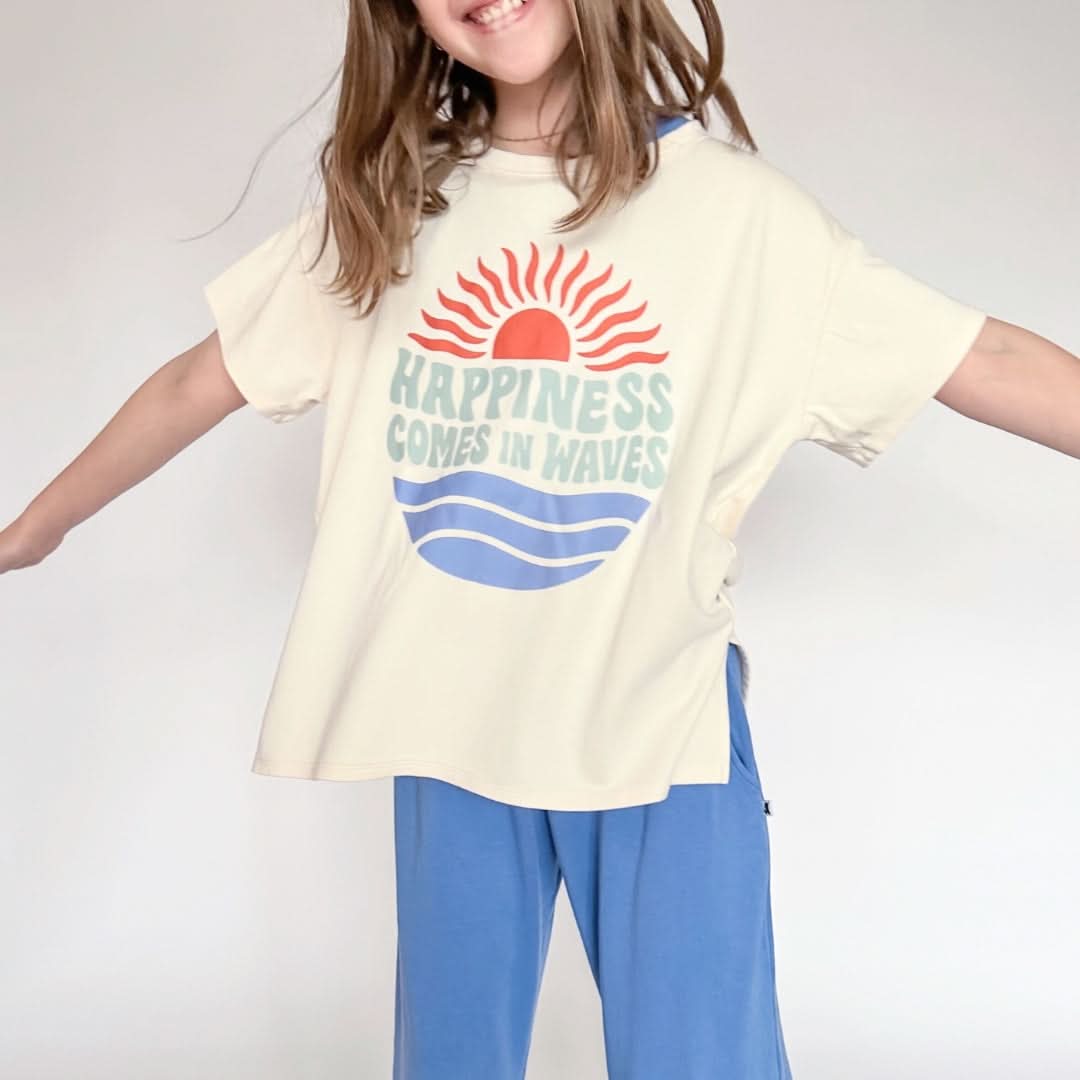 Youth Bamboo Graphic Oversized T-Shirt | 