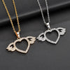 Women Fashion Angel love pendant Necklace Gold Silver