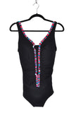 FLORINIA Women One Piece Swimsuits Regular fit in Black - 16