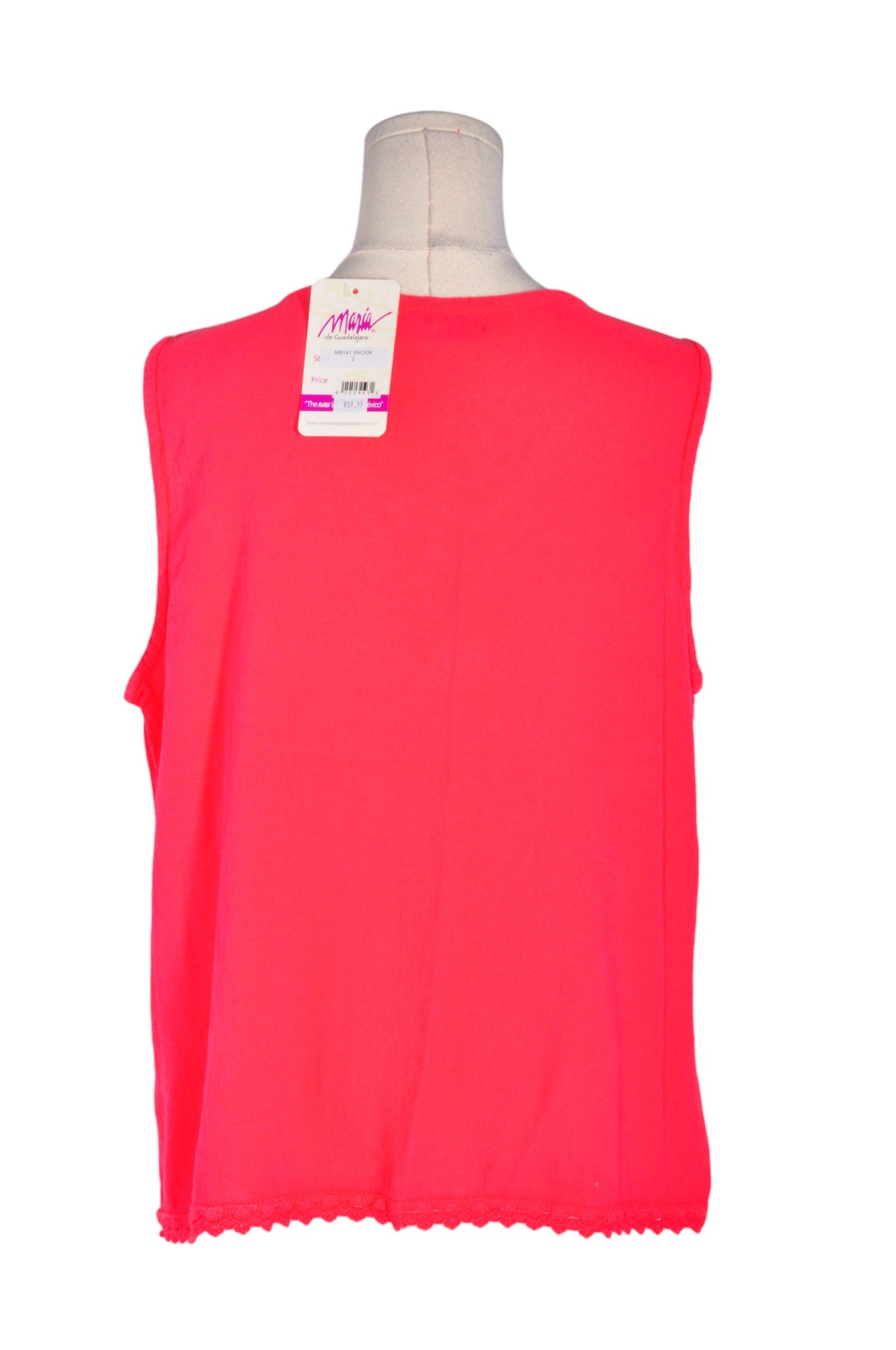 MARIA Women Tank Tops Regular fit in Red - 2