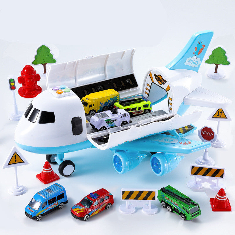 Kids 18-Piece Aircraft Theme Toy Set with Alloy Cars Canada USA