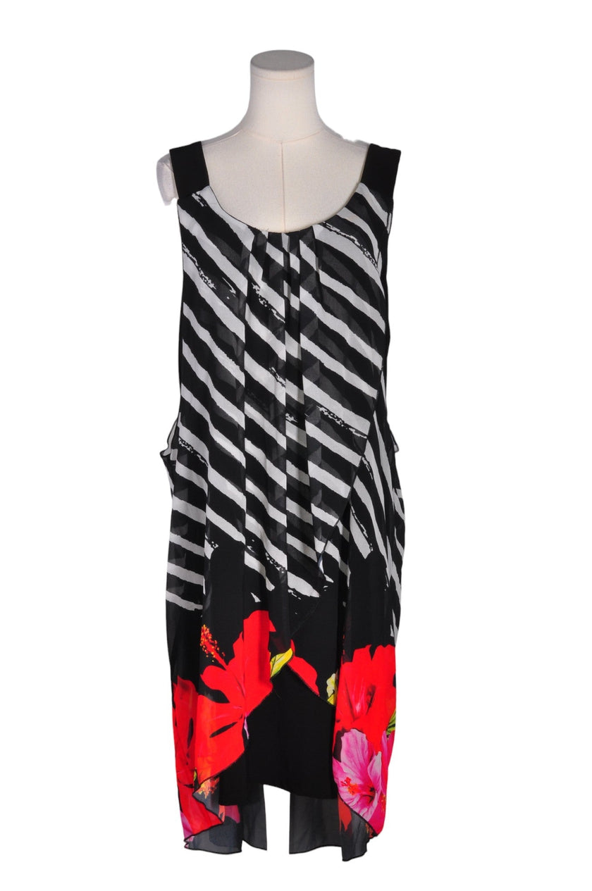 MICHAEL TYLER Women High Low Dresses Regular fit in Black - XXL
