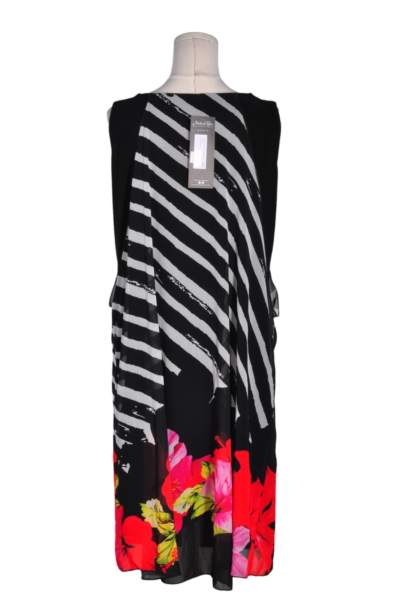 MICHAEL TYLER Women High Low Dresses Regular fit in Black - XXL