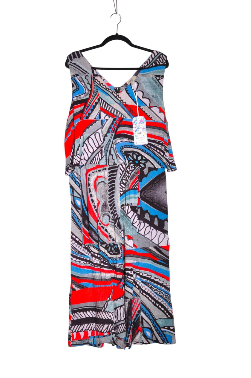 ORIENTIQUE Women Maxi Dresses Regular fit in Gray - L