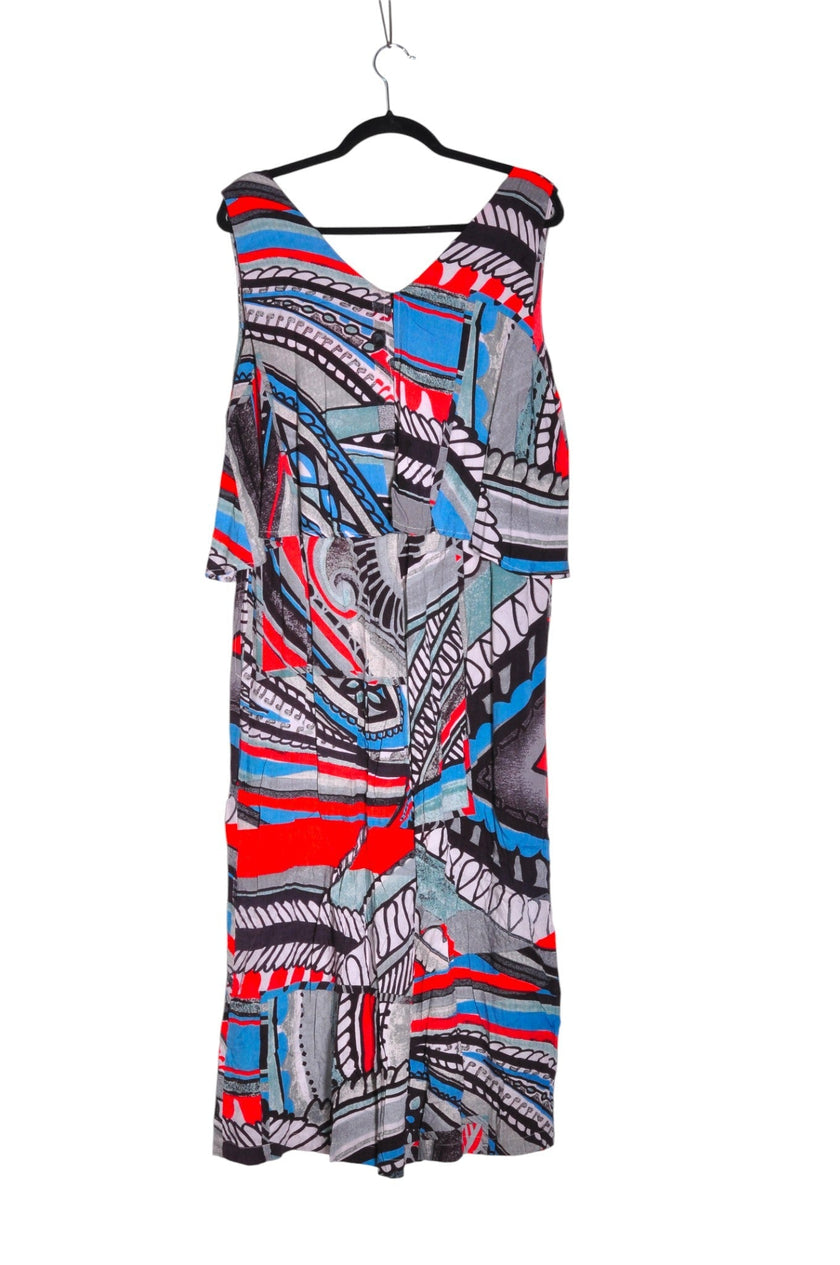 ORIENTIQUE Women Maxi Dresses Regular fit in Gray - L