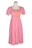 UNBRANDED Women Midi Dresses Regular fit in Pink - M