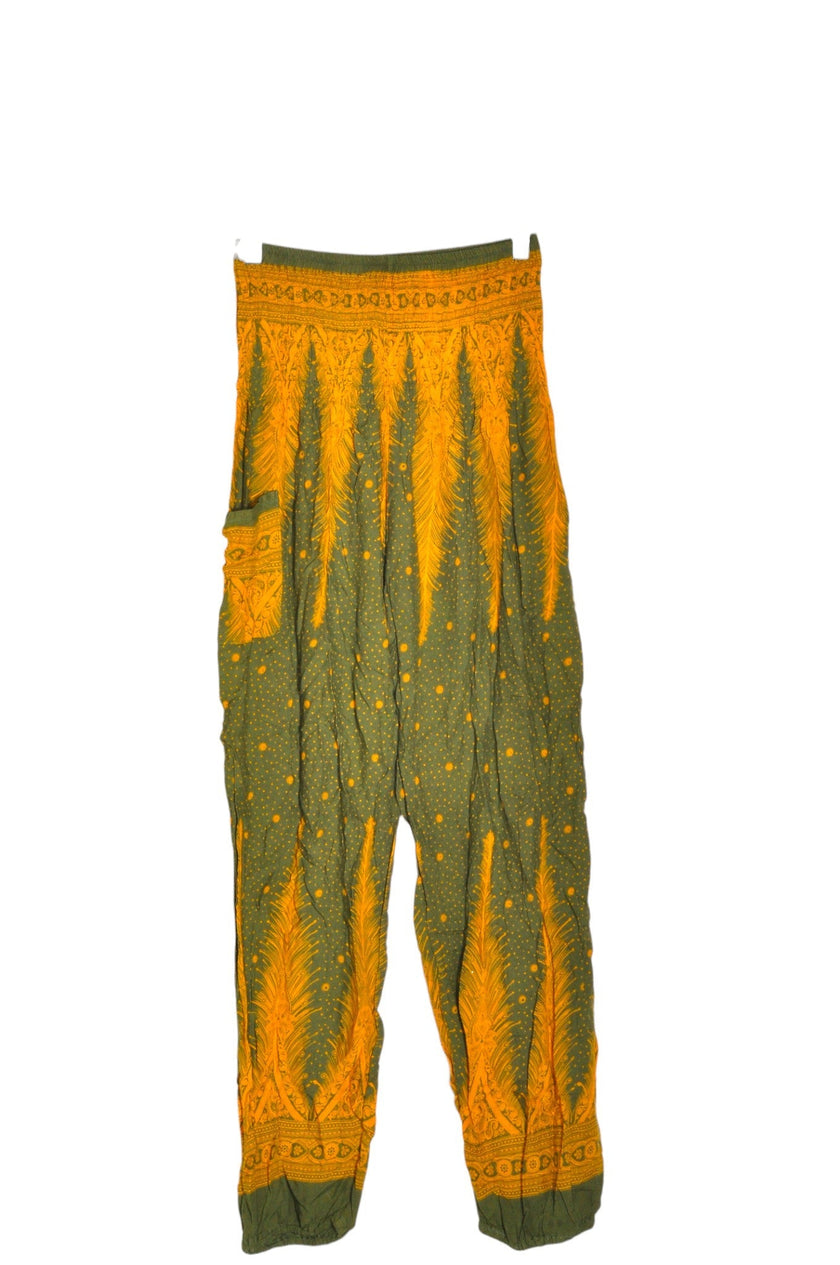 UNBRANDED Women Harem Pants Regular fit in Green - M