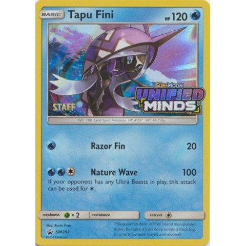 Tapu Fini - SM203 (Prerelease) [Staff] (SM203) (SMP)