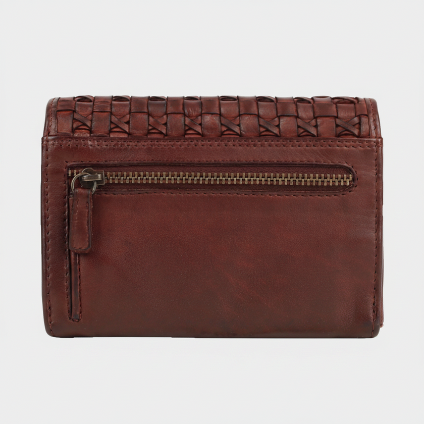 MET Women’s Leather Crosswoven Wallet