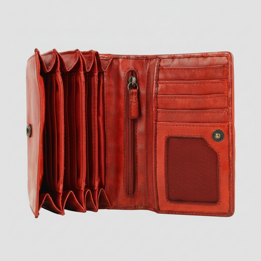 MET Women’s Leather Crosswoven Wallet