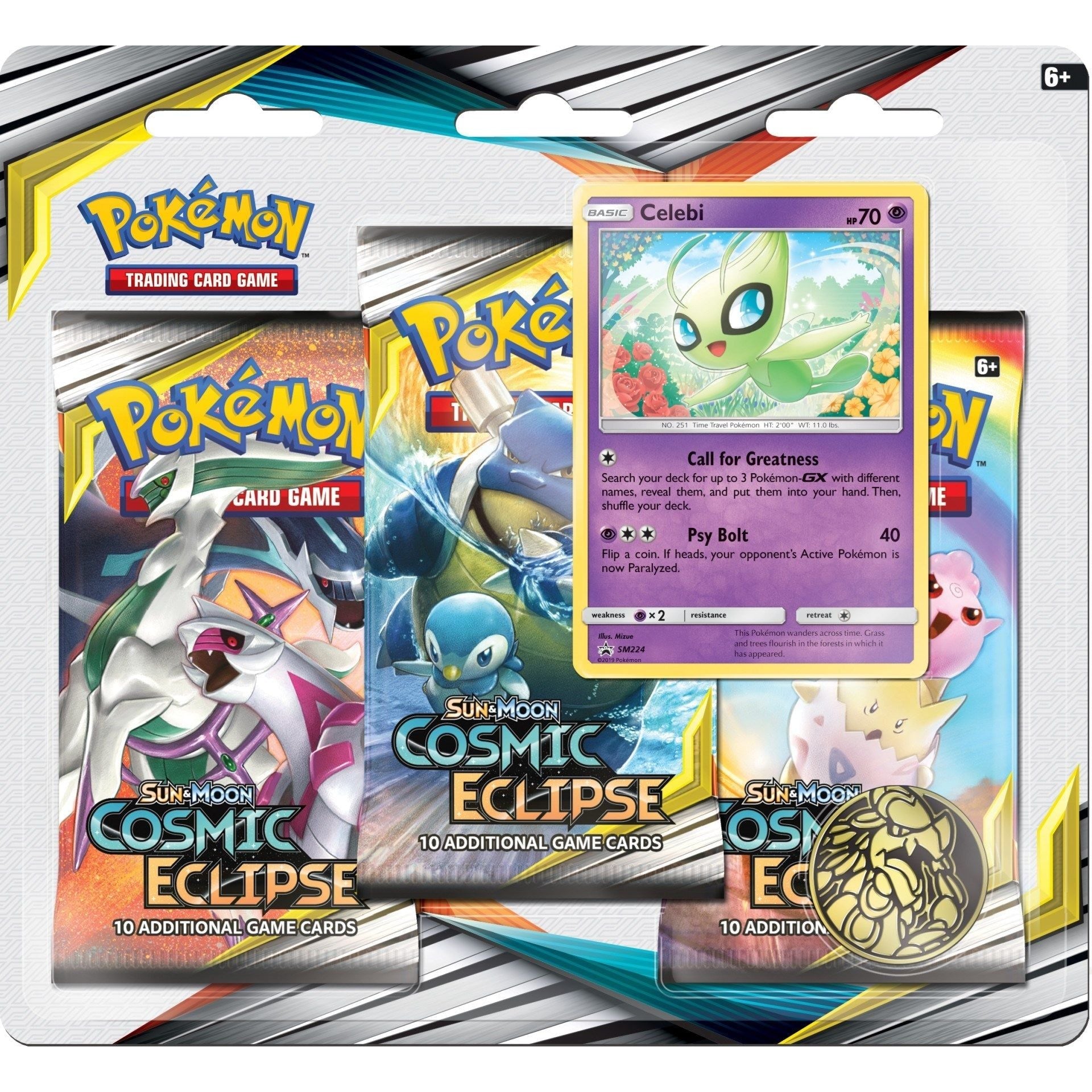Cosmic Eclipse 3 Pack Blister [Celebi]