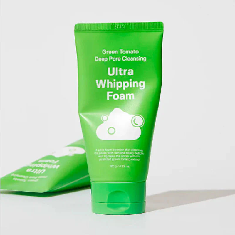 Sungboon Editor Green Tomato Deep Pore Cleansing Ultra Whipping Foam 120g