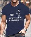Mens Printed Casual Comfort Short-Sleeve Top