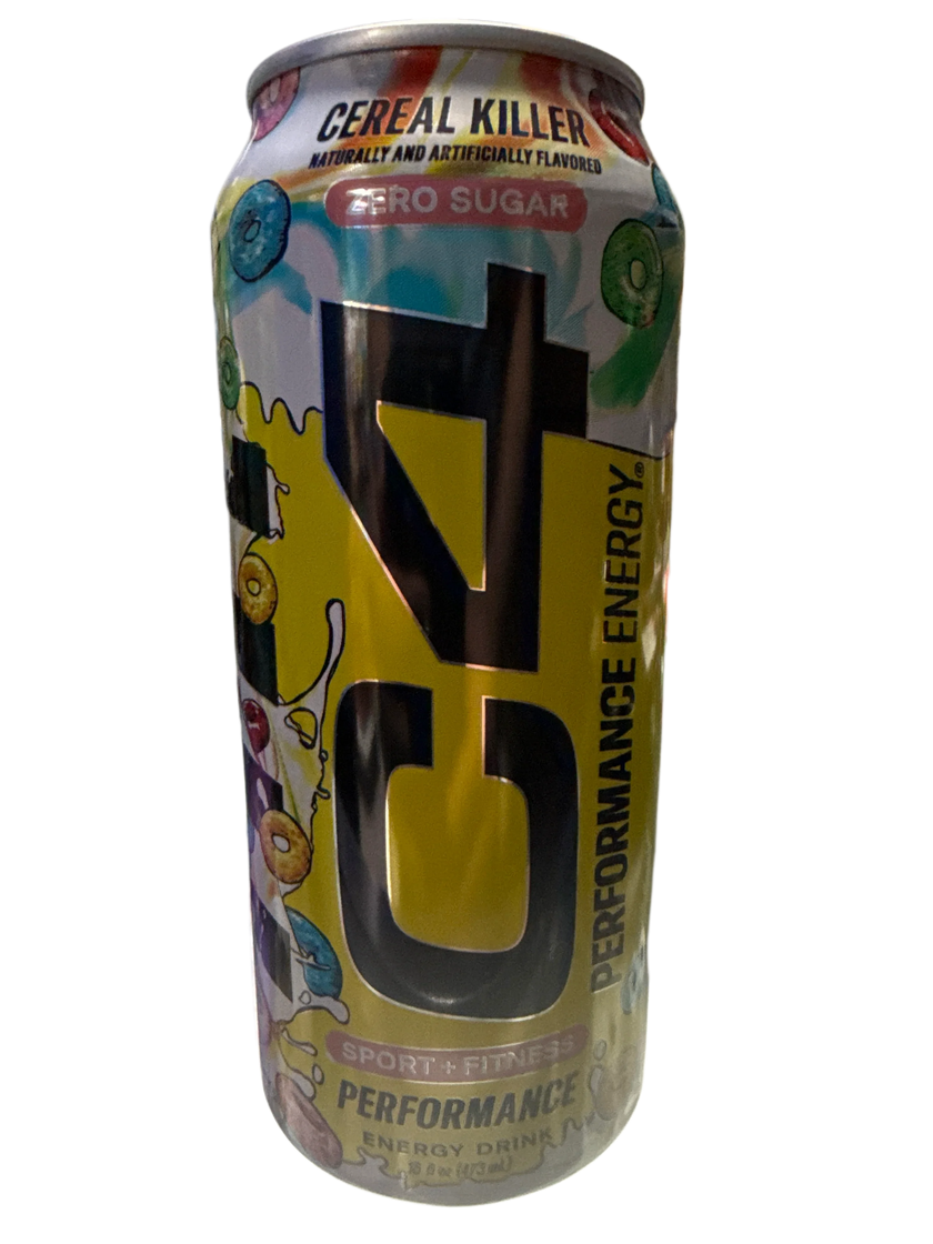 C4 Limited Edition Zero Sugar Cereal Killer Energy Drink 473ML - International Edition