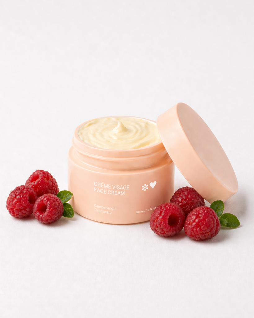 Crème visage peaux mixtes à grasses - Framboise