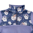 Kids' Bamboo Fleece Half-Zip | Ash With Night Sky