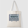 Back to Winnipeg Tote Bag
