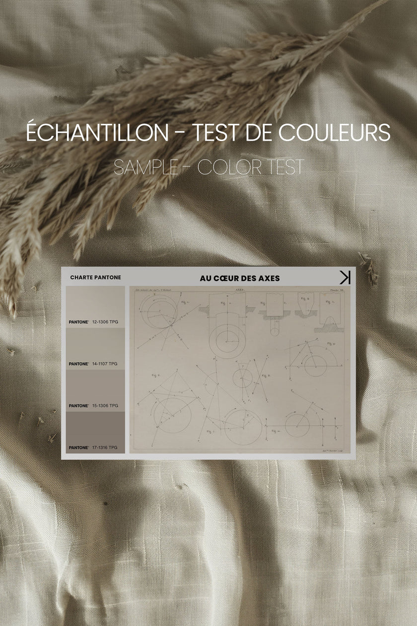 AU COEUR DES AXES, Oeuvre sur toile étirée
