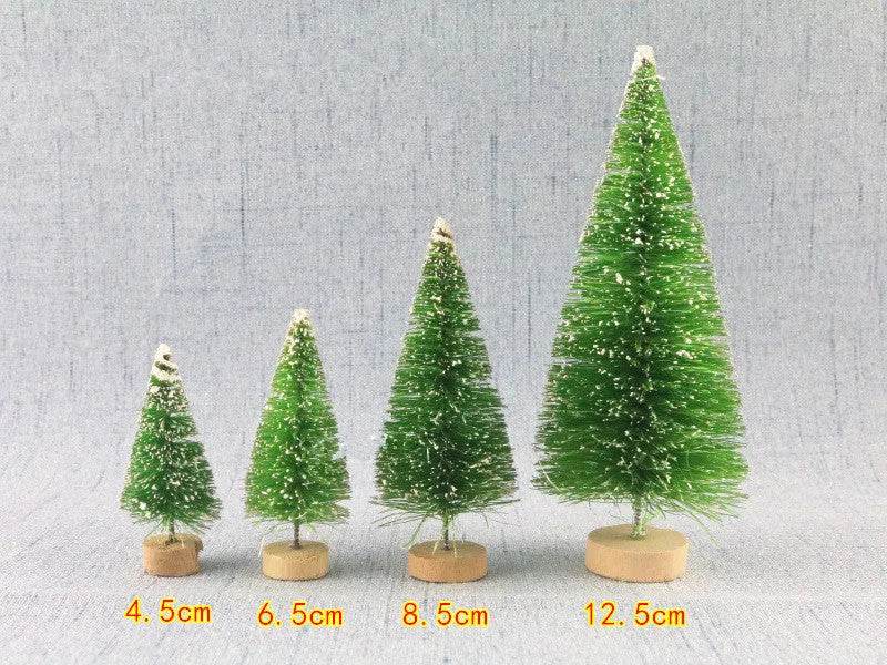 Blue Gold Silver And Red Mini Christmas Tree Ornaments