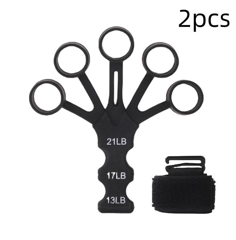 Silicone Finger Exerciser & Hand Strengthener – Finger Trainer for Guitar, Arthritis, Injury Recovery & Grip Strength