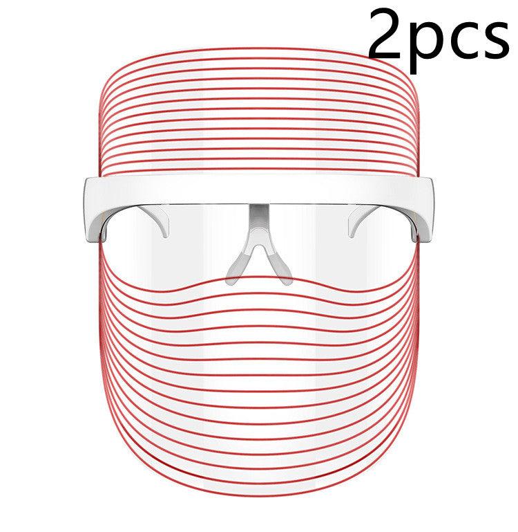 7-Color LED Mask Red Light Therapy Skin Rejuvenation Anti-Aging Whitening SPA Device