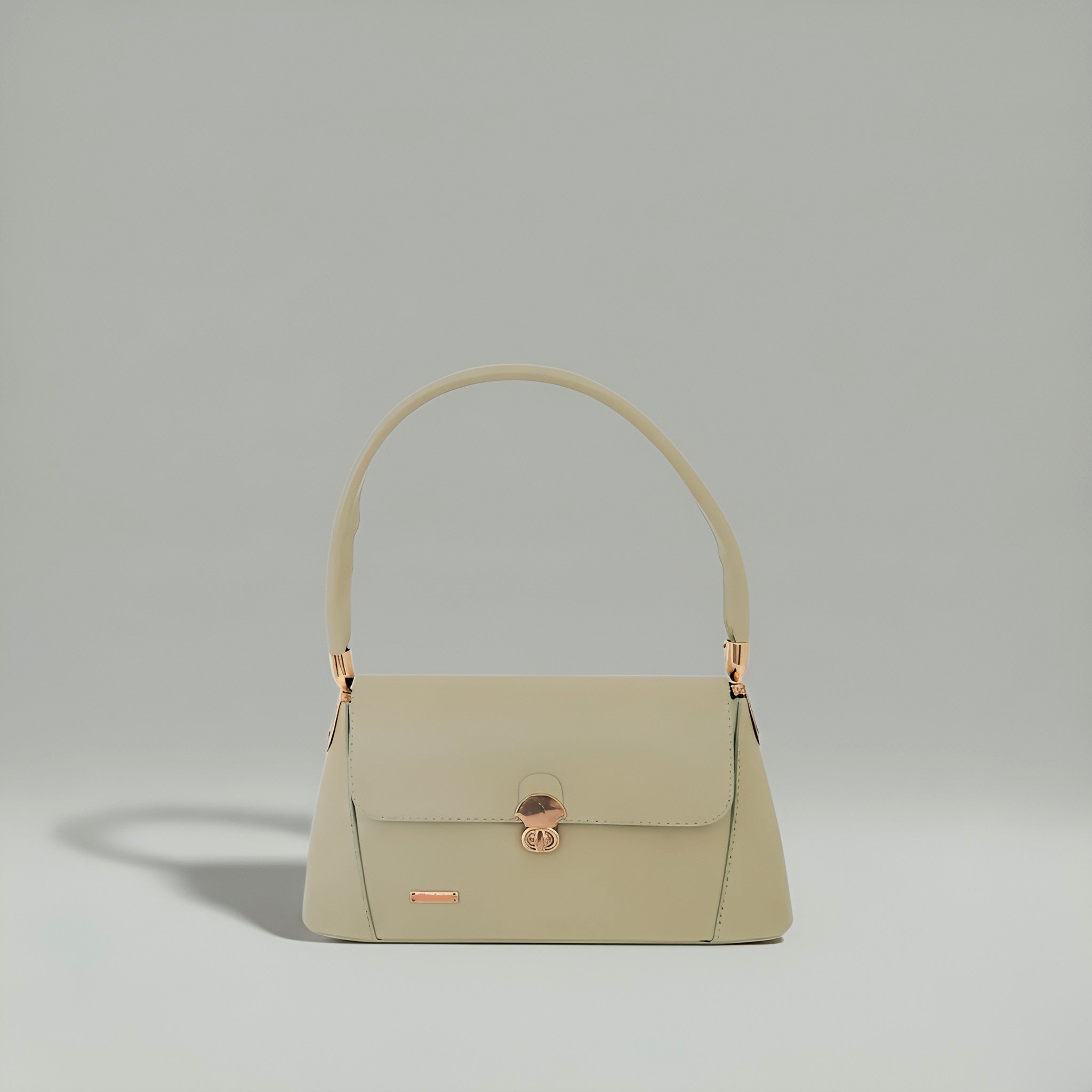 SERENE - Top Handle Shoulder Bag in Green
