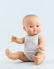 Baby Gordis - Lily with brown eyes in pajamas - Paola Reina