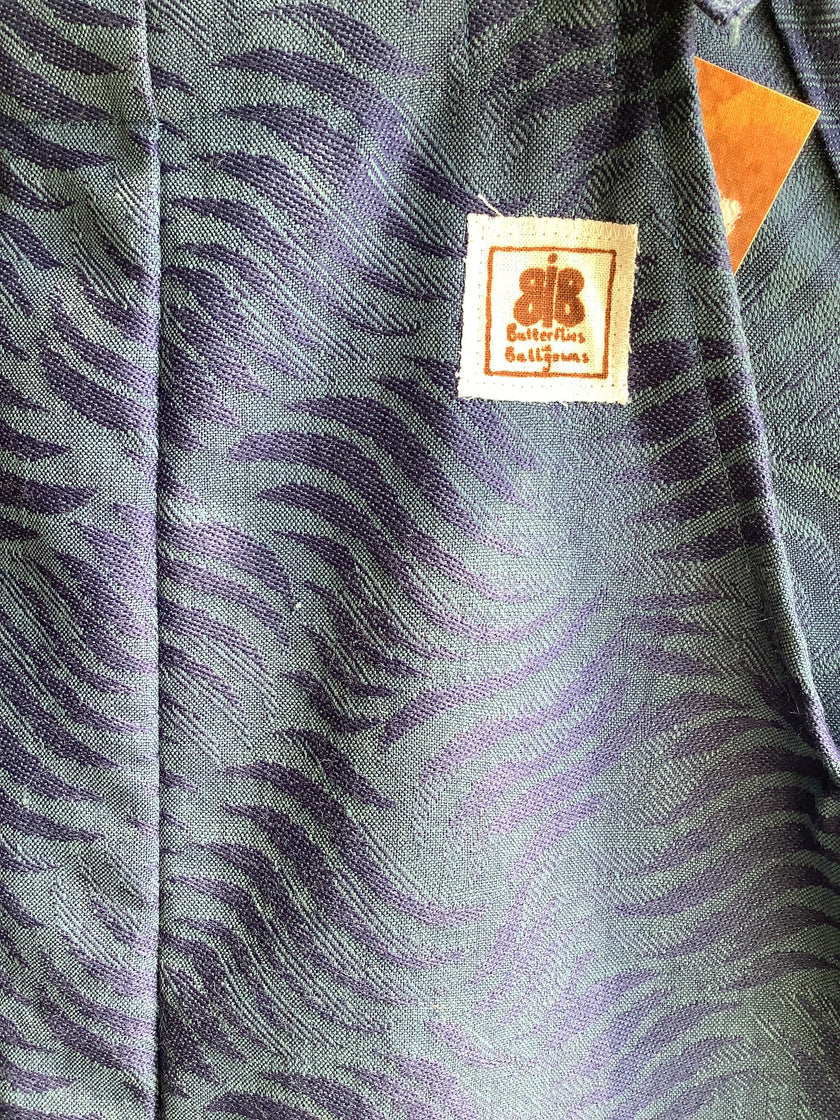 Butterflies in Ballgowns Blue Wave Short Overalls