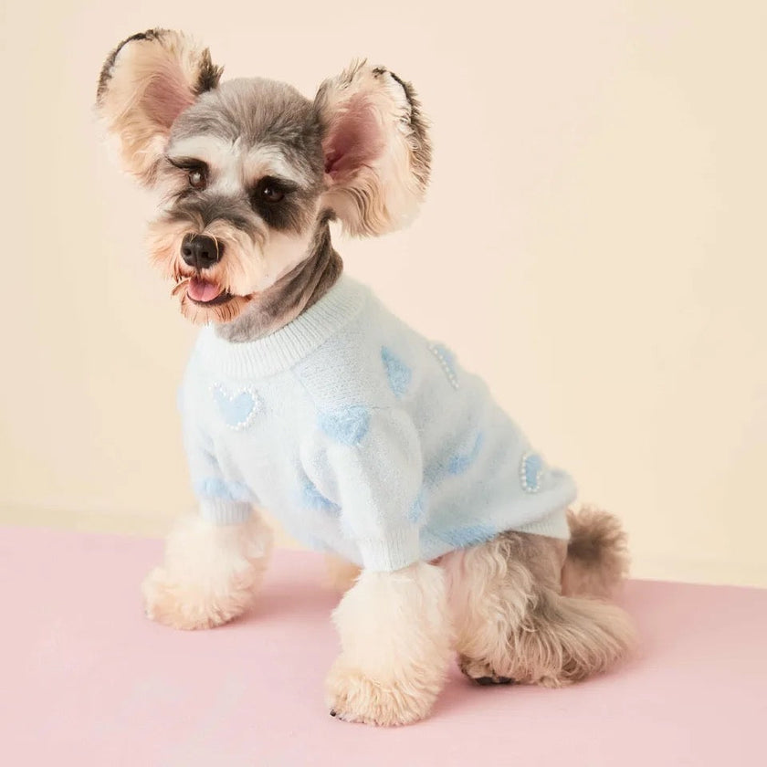 Dog Sweater | Sweetheart Knit Dog Sweater
