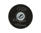 Victor Hedman Autographed Tampa Bay Lightning Autograph Model Puck Inscribed 