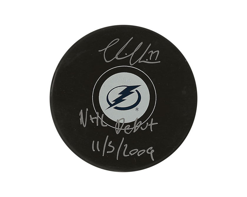 Victor Hedman Autographed Tampa Bay Lightning Autograph Model Puck Inscribed 