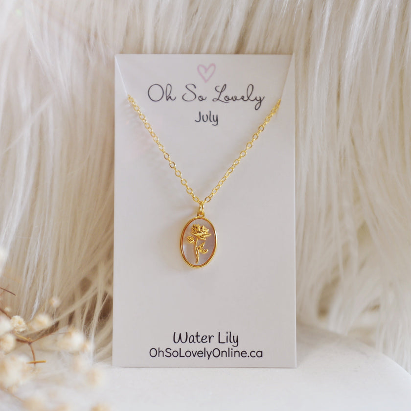 Flora Birth Flower Necklace