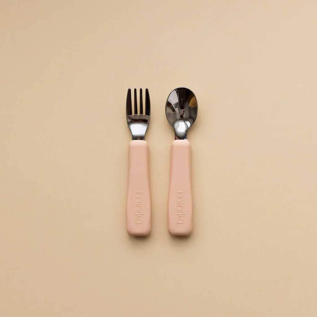 Metal Fork and Spoon Set
