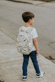 Mini backpack - Taupe check - Menoum