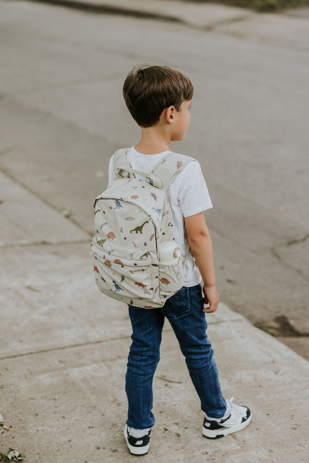 Mini backpack - Taupe check - Menoum