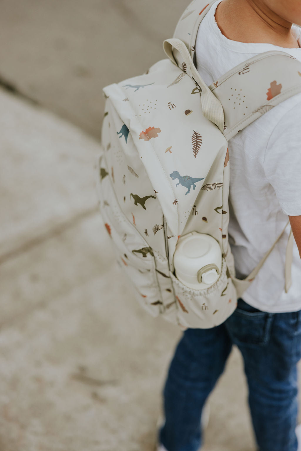 Mini backpack - Taupe check - Menoum