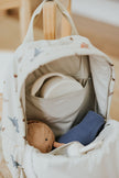 Mini backpack - Taupe check - Menoum