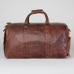 Greenwood Leather Overnight Travel Duffle Bag. Premium Weekender & Gym Companion