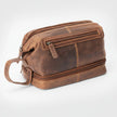 Greenwood Leather Travel Toiletry Bag