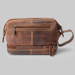 Greenwood Leather Travel Toiletry Bag